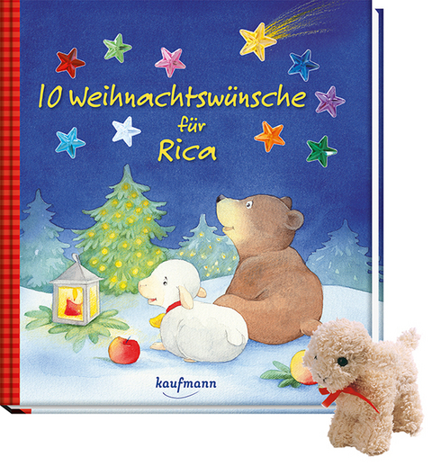 10 Weihnachtswünsche für Rica mit Stoffschaf - Katharina Wilhelm