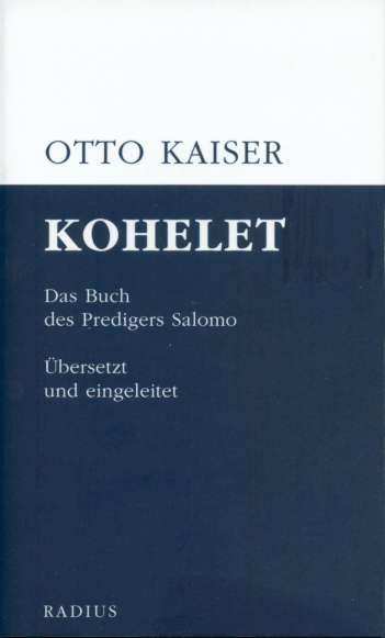Kohelet - Otto Kaiser