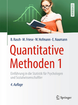 Quantitative Methoden 1 - Björn Rasch, Malte Friese, Wilhelm Hofmann, Ewald Naumann