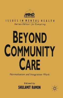 Beyond Community Care - Shula Ramon