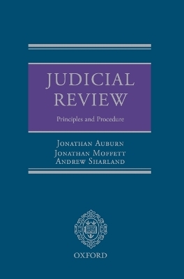 Judicial Review - Jonathan Auburn, Jonathan Moffett, Andrew Sharland