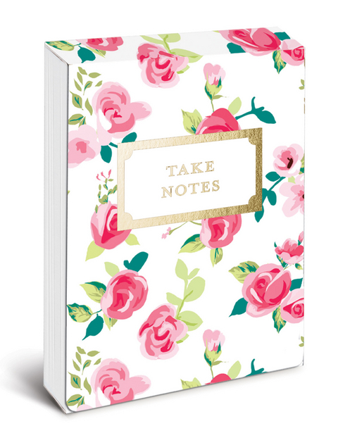 Pocket Notes: Pretty Floral – Notizblock im praktischen Taschenformat: Hübsche Blumen