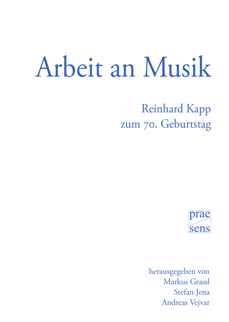 Arbeit an Musik - 