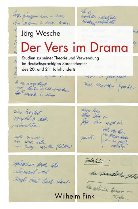Der Vers im Drama - Jörg Wesche
