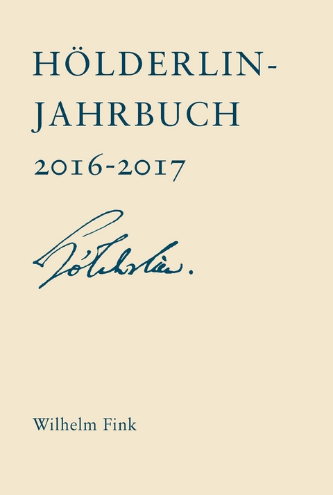 Hölderlin-Jahrbuch - 