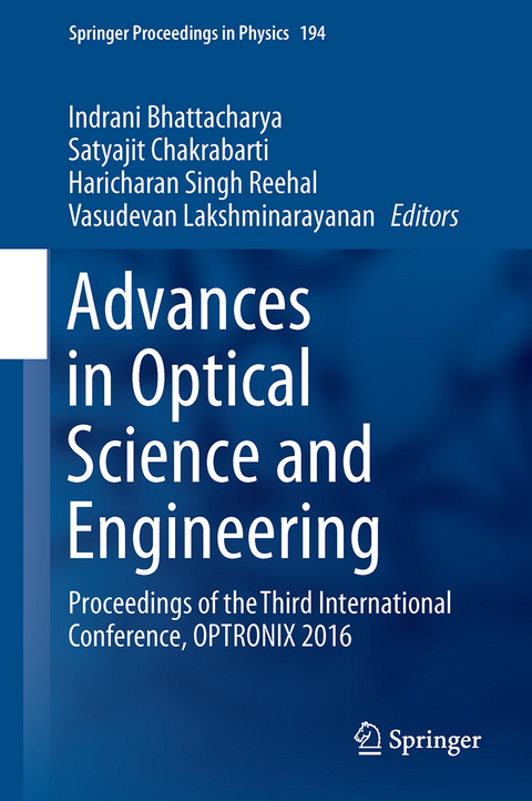 Advances in Optical Science and Engineering - 