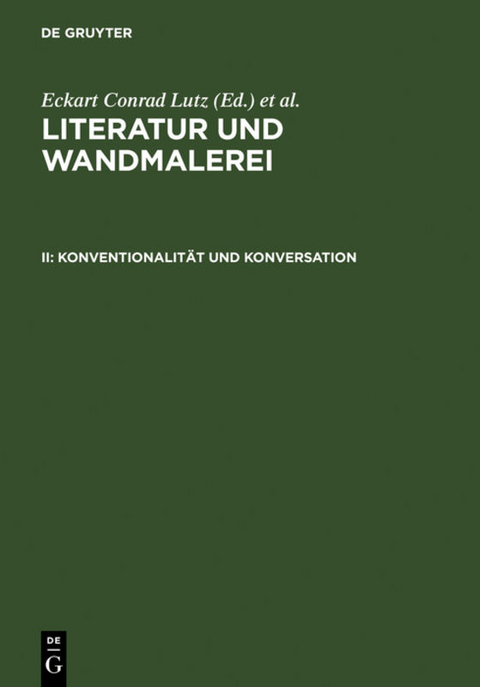 Literatur und Wandmalerei / Konventionalität und Konversation - 