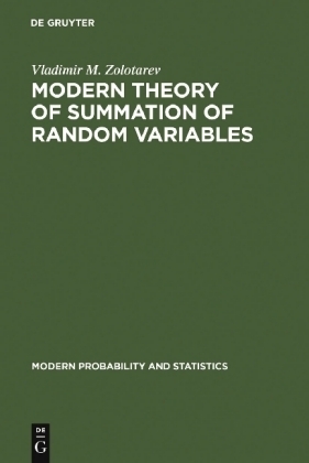 Modern Theory of Summation of Random Variables -  Zolotarev