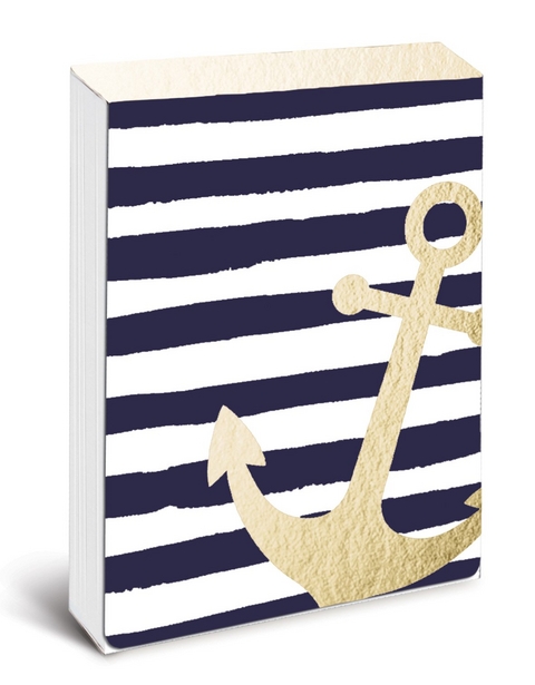 Pocket Notes: Navy Anchor – Notizblock im praktischen Taschenformat: Marineanker