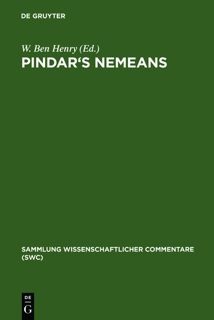 Pindar's Nemeans - 