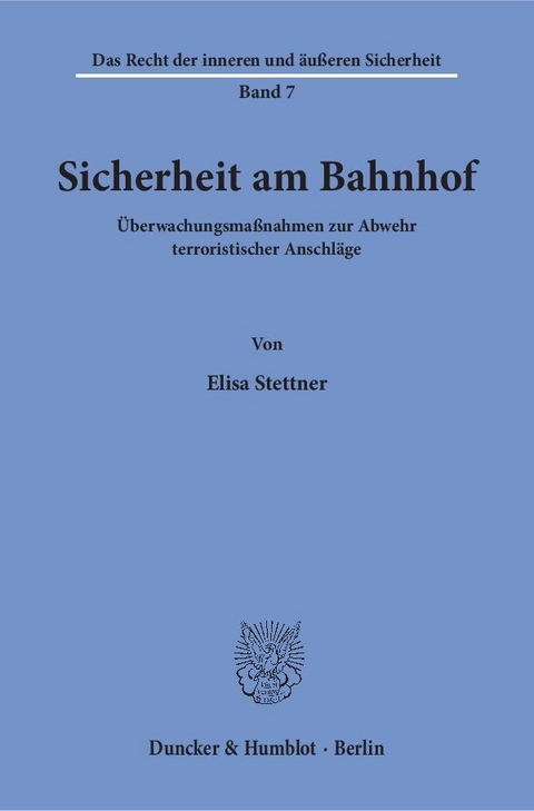 Sicherheit am Bahnhof. - Elisa Stettner