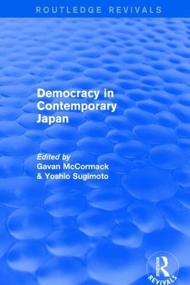 Democracy in Contemporary Japan - Gavan McCormack, Yoshio Sugimoto