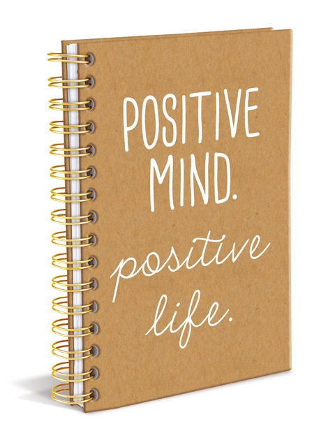 Hard Bound Journal: Positive Mind – Hardcover-Notizbuch mit stabiler Ringbindung: Positive Denkweise