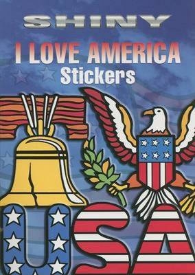 Shiny I Love America Stickers - 