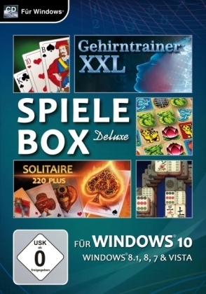Spielebox Deluxe für Windows 10, 1 CD-ROM