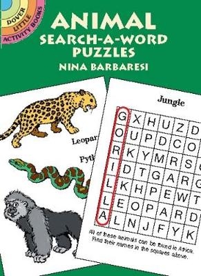 Animal Search-a-Word Puzzles - Nina Barbaresi