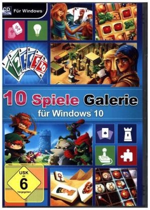 10 Spiele Galerie für Windows 10, 1 CD-ROM