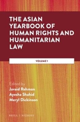 The Asian Yearbook of Human Rights and Humanitarian Law - 