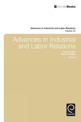 Advances in Industrial & Labor Relations - 