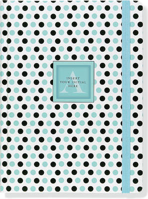 Journal Monogram Aqua Dots - 