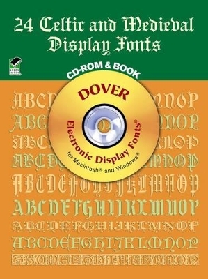24 Celtic and Medieval Display Fonts -  Dover publications