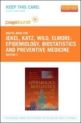 Epidemiology, Biostatistics and Preventive Medicine - Elsevier eBook on Vitalsource (Retail Access Card) - James F Jekel, Dr David L Katz, Dorothea Wild, Joann G Elmore