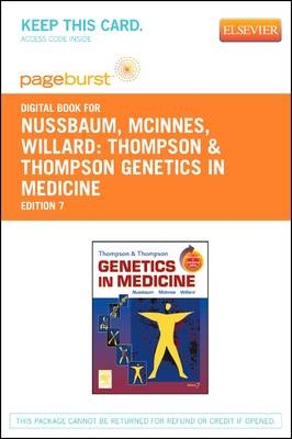 Thompson & Thompson Genetics in Medicine - Elsevier eBook on Vitalsource (Retail Access Card) - Robert Nussbaum, Roderick R McInnes, Huntington F Willard