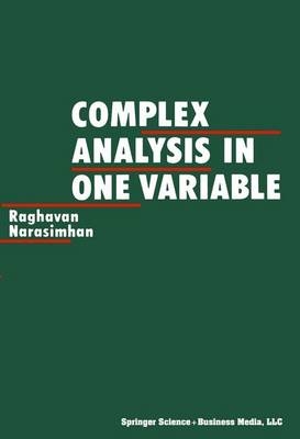 Complex Analysis in One Variable -  NARASIMHAN, Raghavan Narasimhan