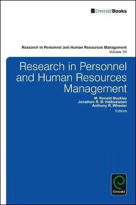 Research in Personnel and Human Resources Management - 