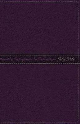 KJV Holy Bible: Thinline, Purple Leathersoft, Red Letter, Comfort Print (Thumb Indexed): King James Version -  Zondervan