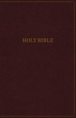 KJV Holy Bible: Thinline, Burgundy Leathersoft, Red Letter, Comfort Print (Thumb Indexed): King James Version -  Zondervan