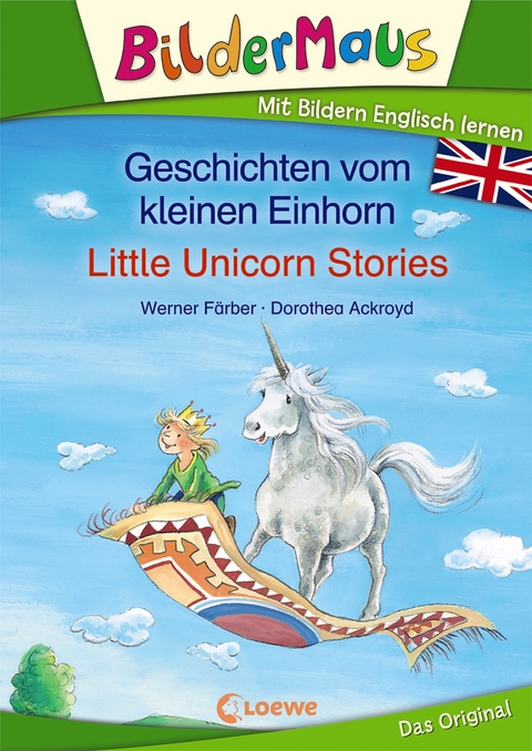 Bildermaus - Mit Bildern Englisch lernen- Geschichten vom kleinen Einhorn - Little Unicorn Stories - Werner Färber