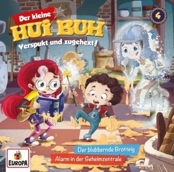 Der kleine Hui Buh - Der blubbernde Brotteig / Alarm in der Geheimzentrale, 1 Audio-CD