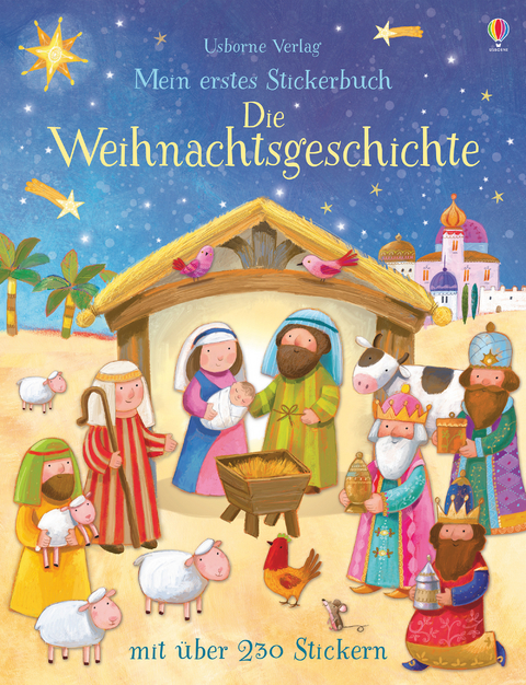 Mein erstes Stickerbuch: Die Weihnachtsgeschichte - Felicity Brooks