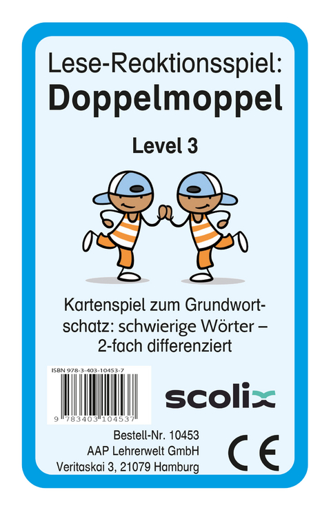 Lese-Reaktionsspiel: Doppelmoppel Level 3 - Christine von Pufendorf