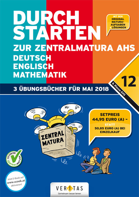 Durchstarten zur Zentralmatura 2018. SET-AHS: Deutsch, Mathematik, Englisch - Emii Bergmann, Jutta Hofer, Markus Olf, Franz Zach