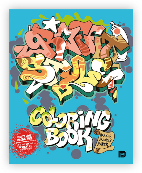 Graffiti Style Coloring Book - Bjorn Almqvist, Tobias Barenthin Lindblad