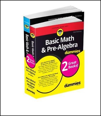 Basic Math & Pre-Algebra For Dummies Book + Workbook Bundle - Mark Zegarelli