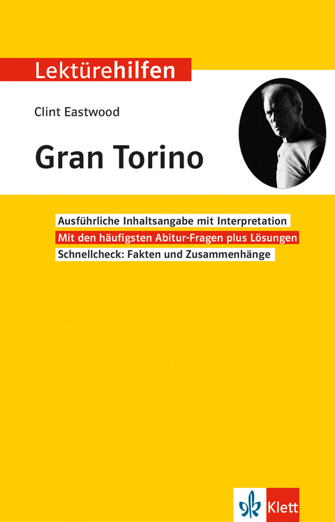 Klett Lektürehilfen Eastwood, Gran Torino - Johannes Wahl