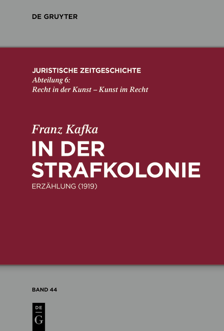 In der Strafkolonie - Franz Kafka