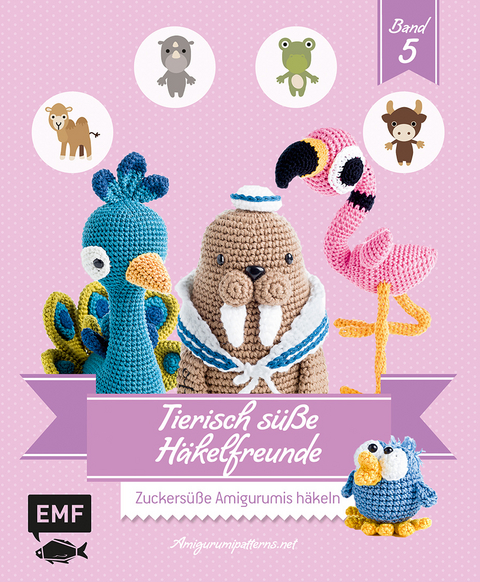 Tierisch süße Häkelfreunde 5 -  Amigurumipatterns.net