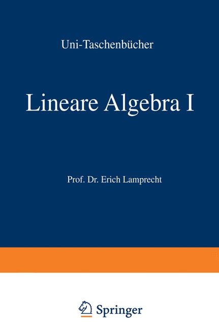 Lineare Algebra Teil 1 -  Lamprecht