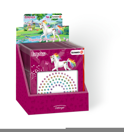 bayala® Regenbogen Glitzersticker 24er VE