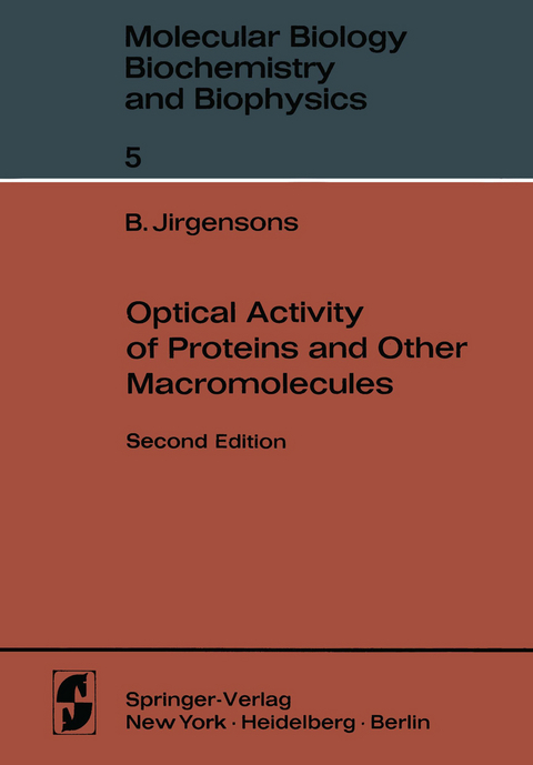 Optical Activity of Proteins and Other Macromolecules - Bruno Jirgensons