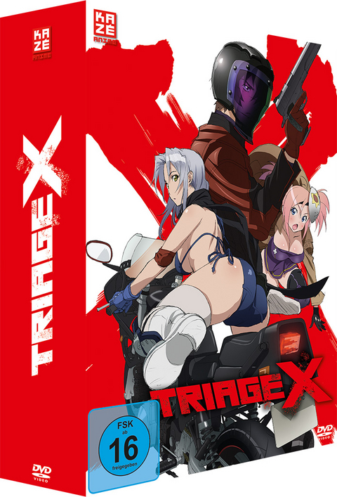 Triage X - DVD 1 + Sammelschuber - Akio Takami, Takao Katô