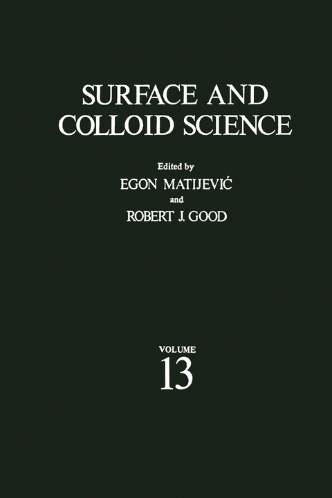 Surface and Colloid Science - 