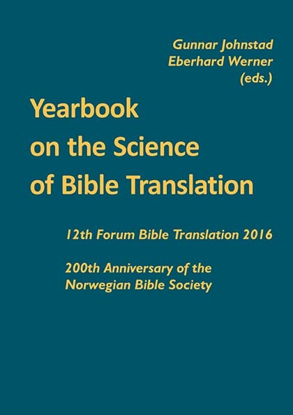 Yearbook on the Science of Bible Translation - 