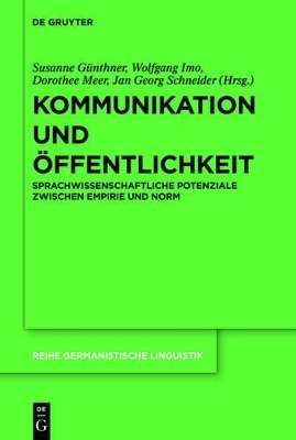 Kommunikation und Öffentlichkeit - 