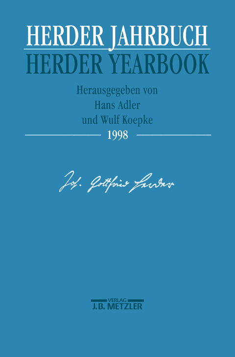 Herder Jahrbuch / Herder Yearbook 1998 - 