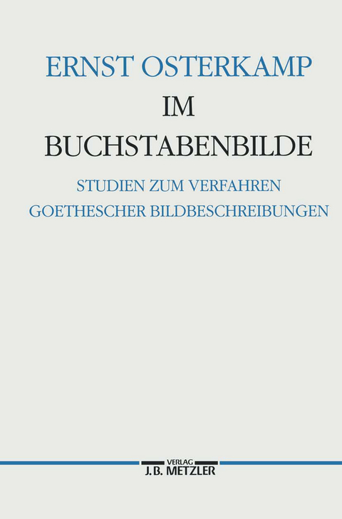 Im Buchstabenbilde - Ernst Osterkamp